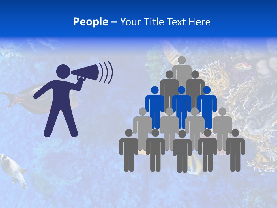 Diving Tahiti Live PowerPoint Template