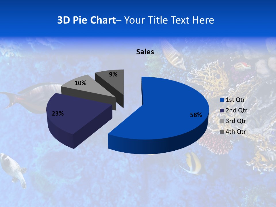Diving Tahiti Live PowerPoint Template
