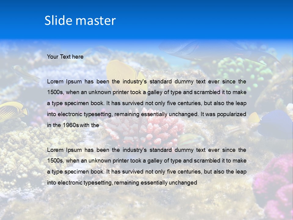 Wild Polynesia Red PowerPoint Template