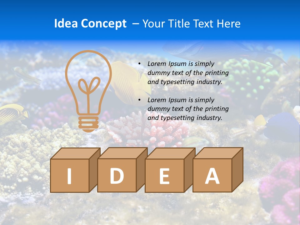 Wild Polynesia Red PowerPoint Template