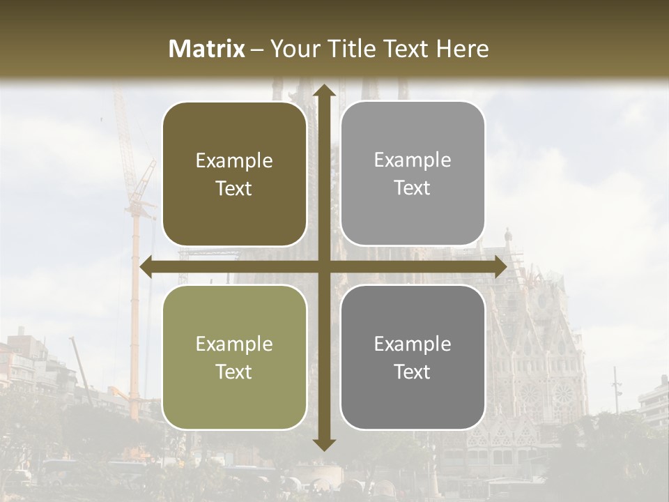 Catholic Expiatory Temple Crane PowerPoint Template
