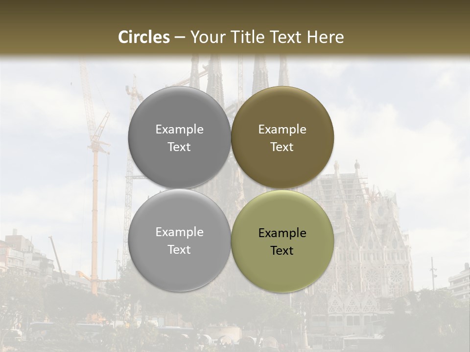 Catholic Expiatory Temple Crane PowerPoint Template