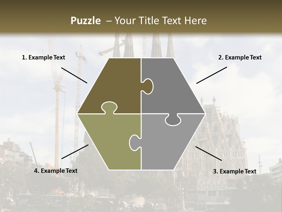 Catholic Expiatory Temple Crane PowerPoint Template