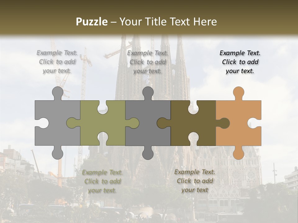 Catholic Expiatory Temple Crane PowerPoint Template