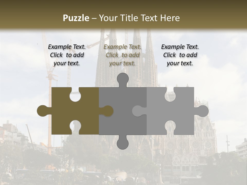 Catholic Expiatory Temple Crane PowerPoint Template