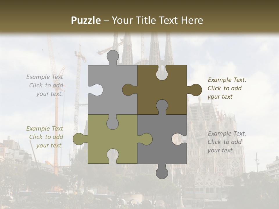 Catholic Expiatory Temple Crane PowerPoint Template