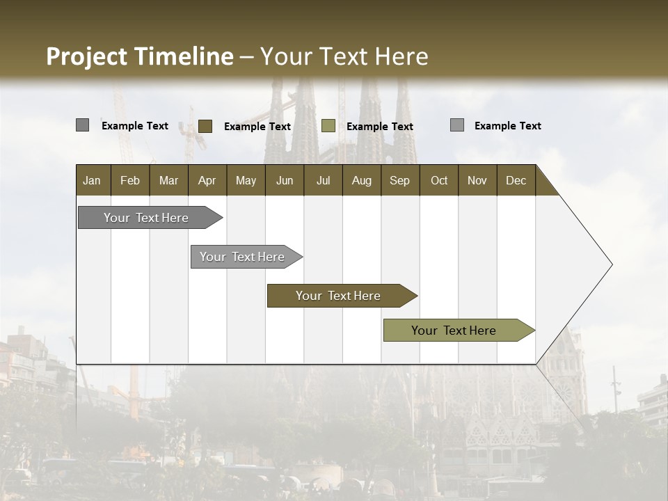 Catholic Expiatory Temple Crane PowerPoint Template