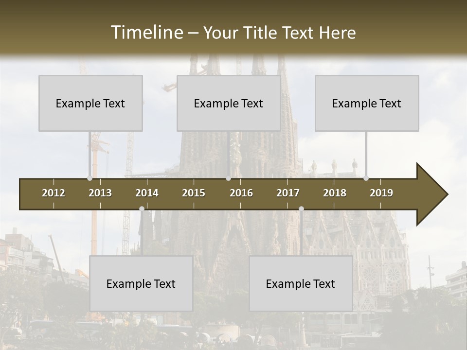 Catholic Expiatory Temple Crane PowerPoint Template