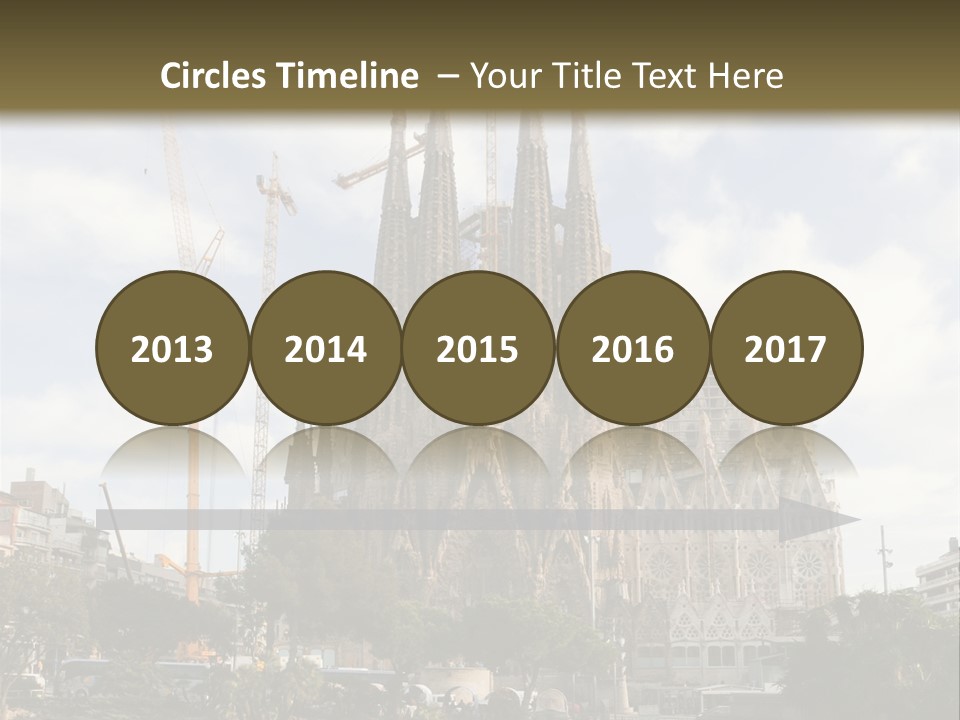 Catholic Expiatory Temple Crane PowerPoint Template