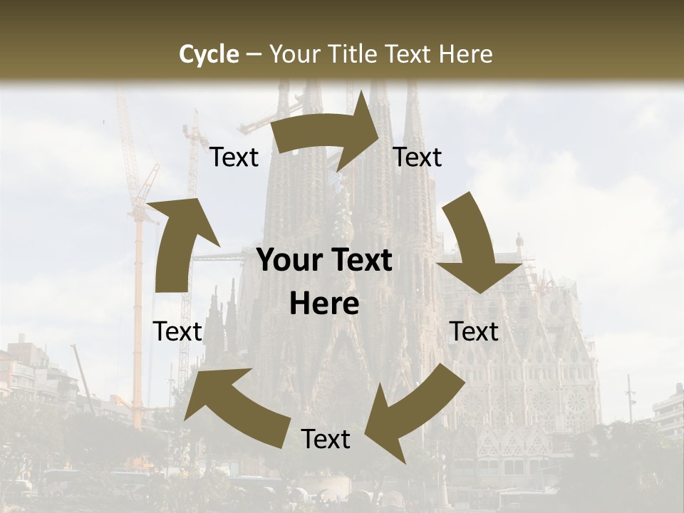 Catholic Expiatory Temple Crane PowerPoint Template