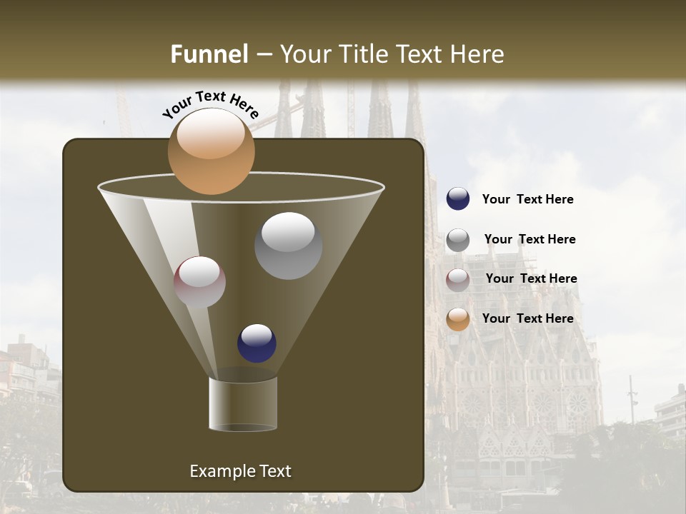 Catholic Expiatory Temple Crane PowerPoint Template