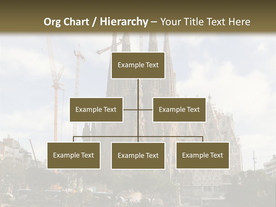 Catholic Expiatory Temple Crane PowerPoint Template