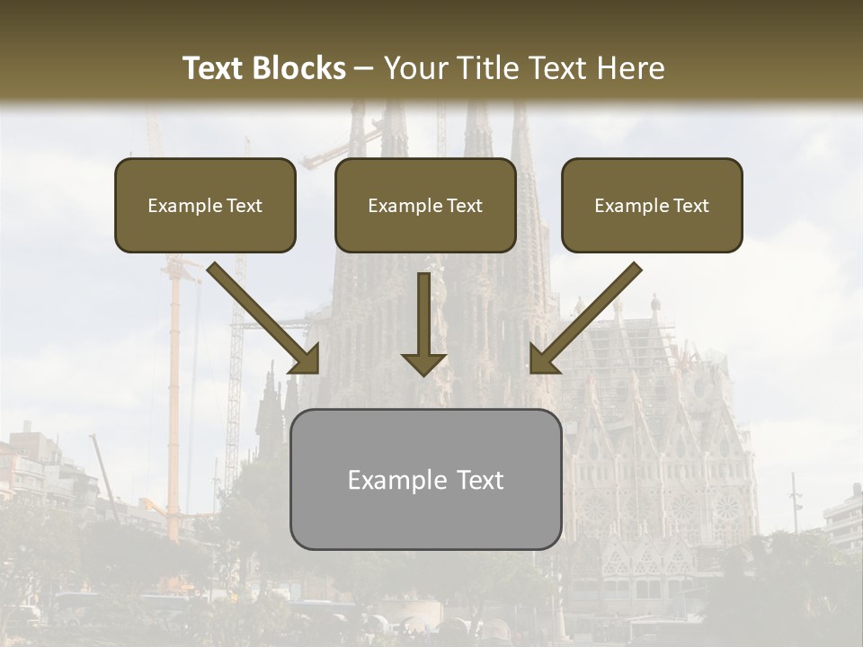 Catholic Expiatory Temple Crane PowerPoint Template