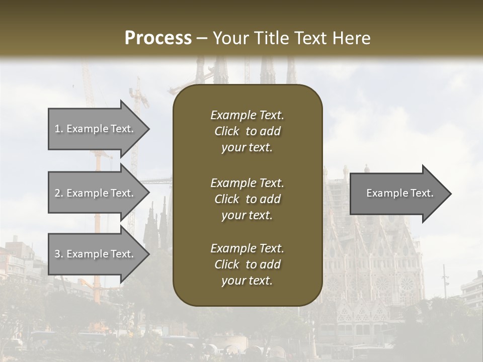 Catholic Expiatory Temple Crane PowerPoint Template