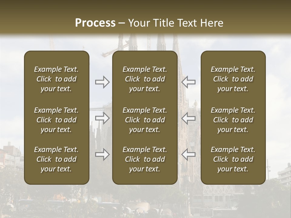 Catholic Expiatory Temple Crane PowerPoint Template