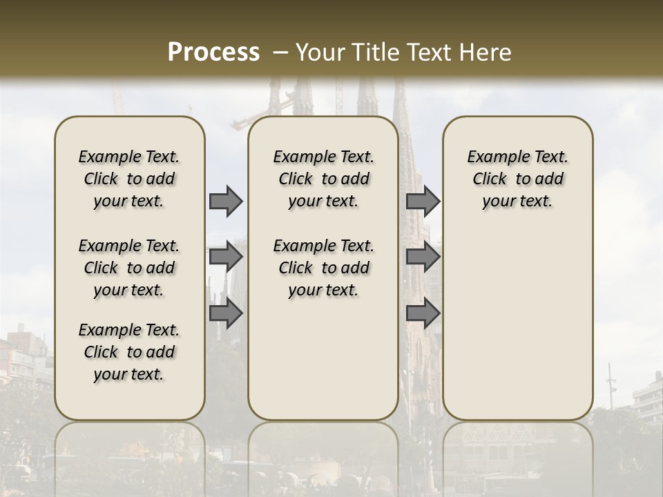 Catholic Expiatory Temple Crane PowerPoint Template