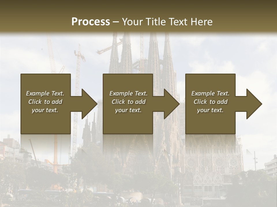 Catholic Expiatory Temple Crane PowerPoint Template