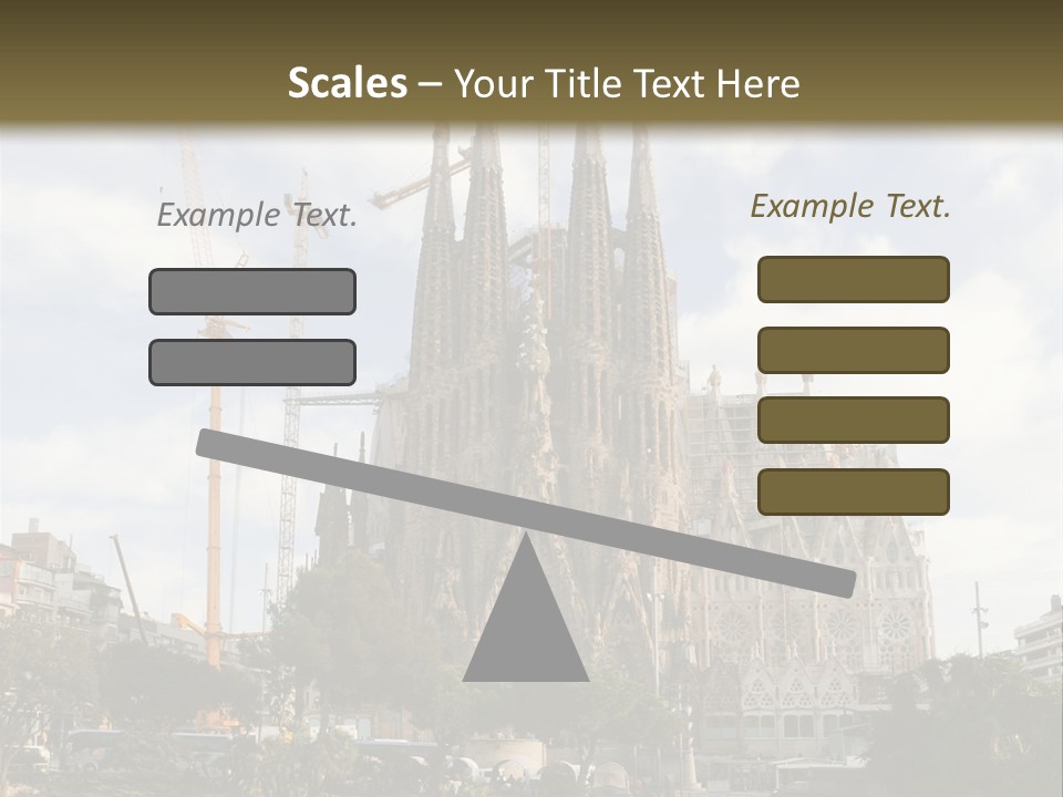 Catholic Expiatory Temple Crane PowerPoint Template