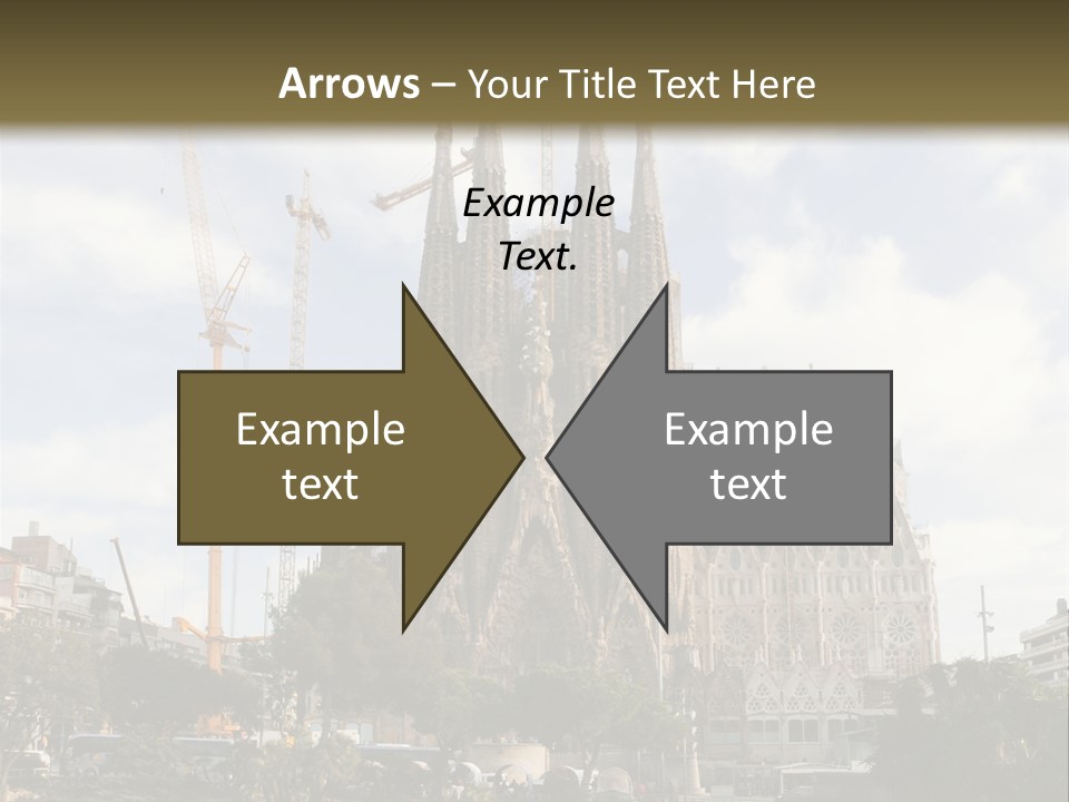 Catholic Expiatory Temple Crane PowerPoint Template