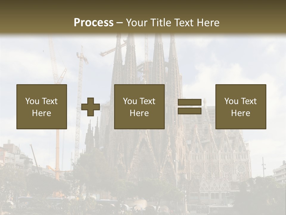 Catholic Expiatory Temple Crane PowerPoint Template