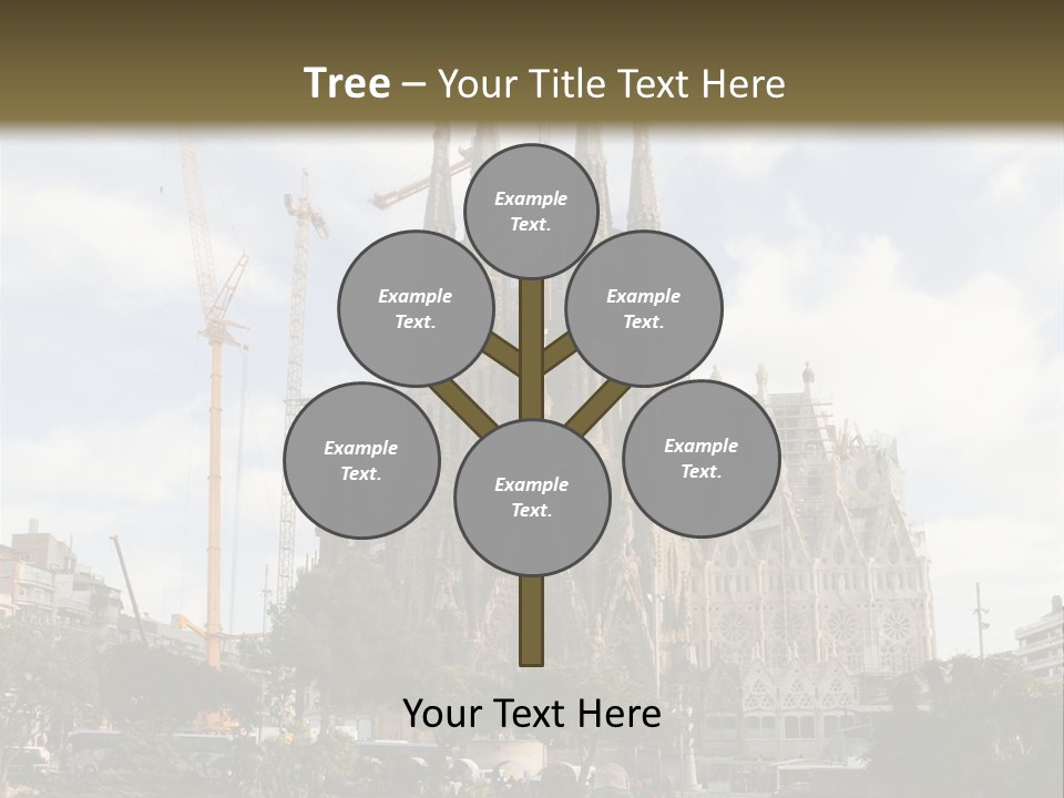 Catholic Expiatory Temple Crane PowerPoint Template