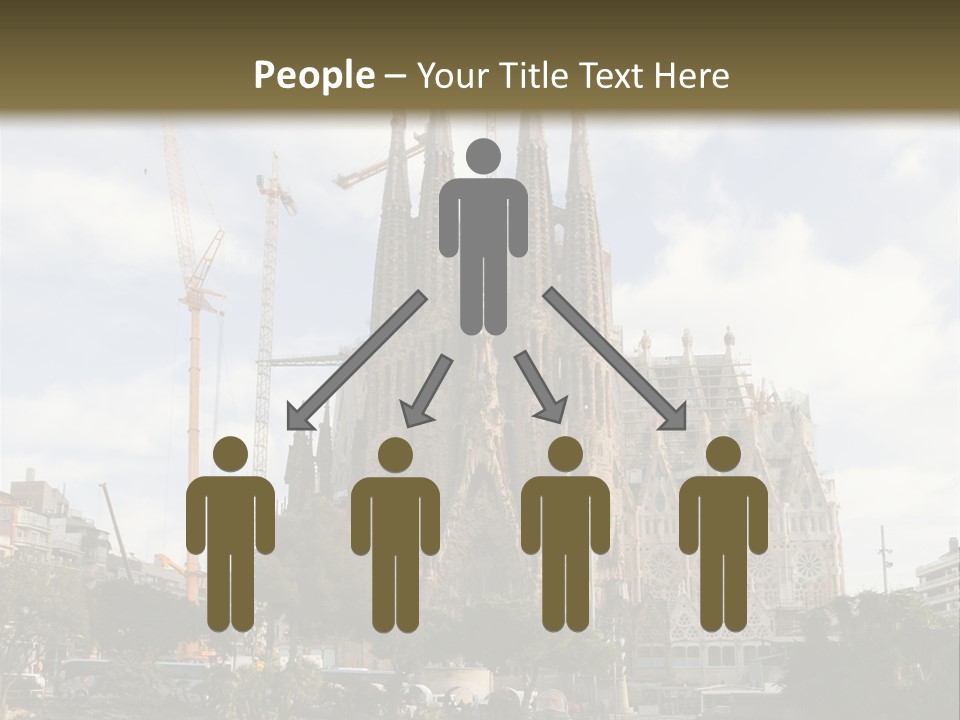 Catholic Expiatory Temple Crane PowerPoint Template