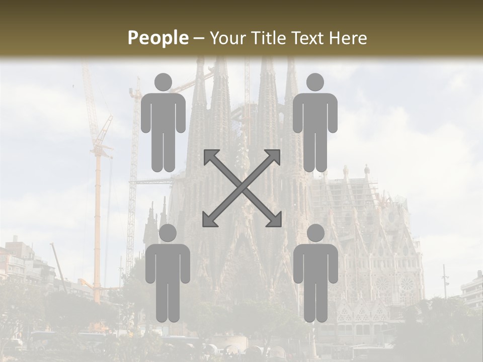 Catholic Expiatory Temple Crane PowerPoint Template