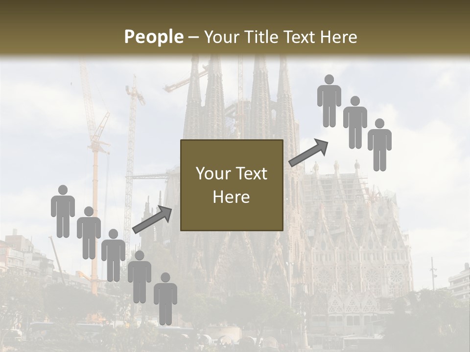 Catholic Expiatory Temple Crane PowerPoint Template