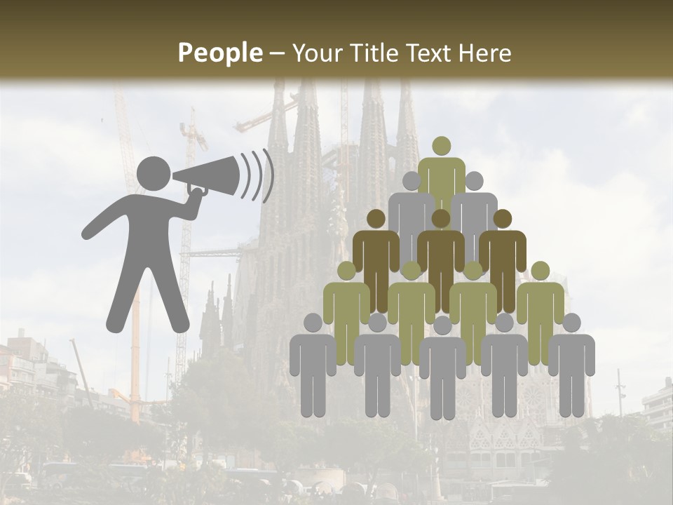 Catholic Expiatory Temple Crane PowerPoint Template