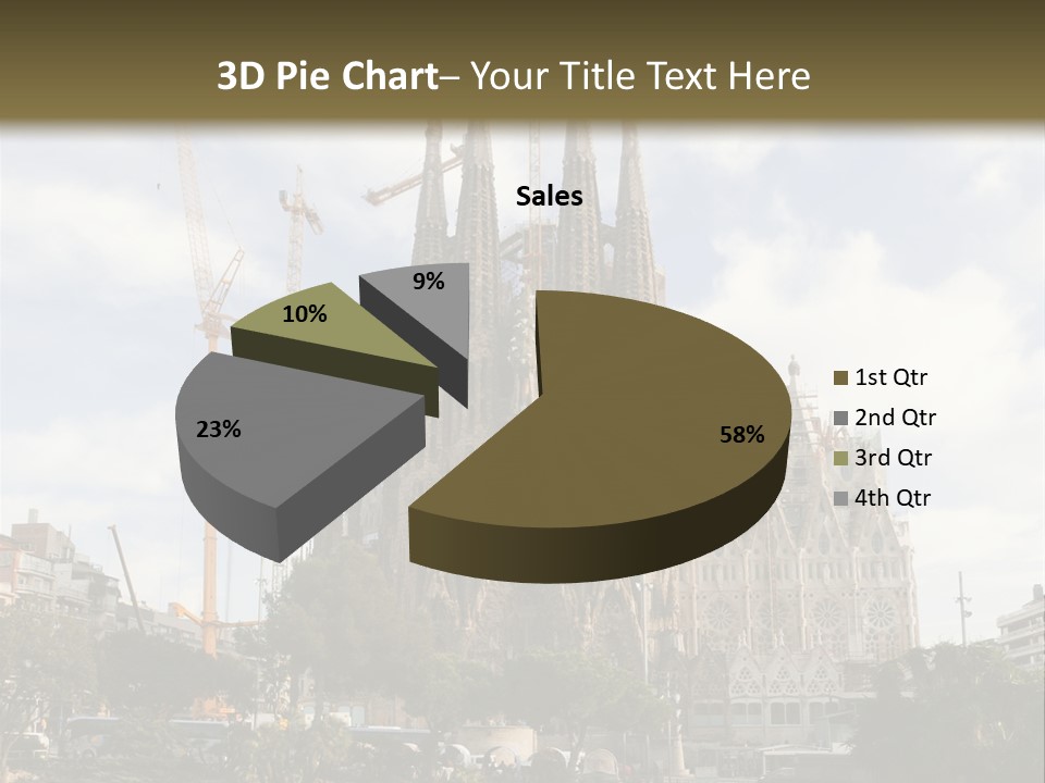 Catholic Expiatory Temple Crane PowerPoint Template