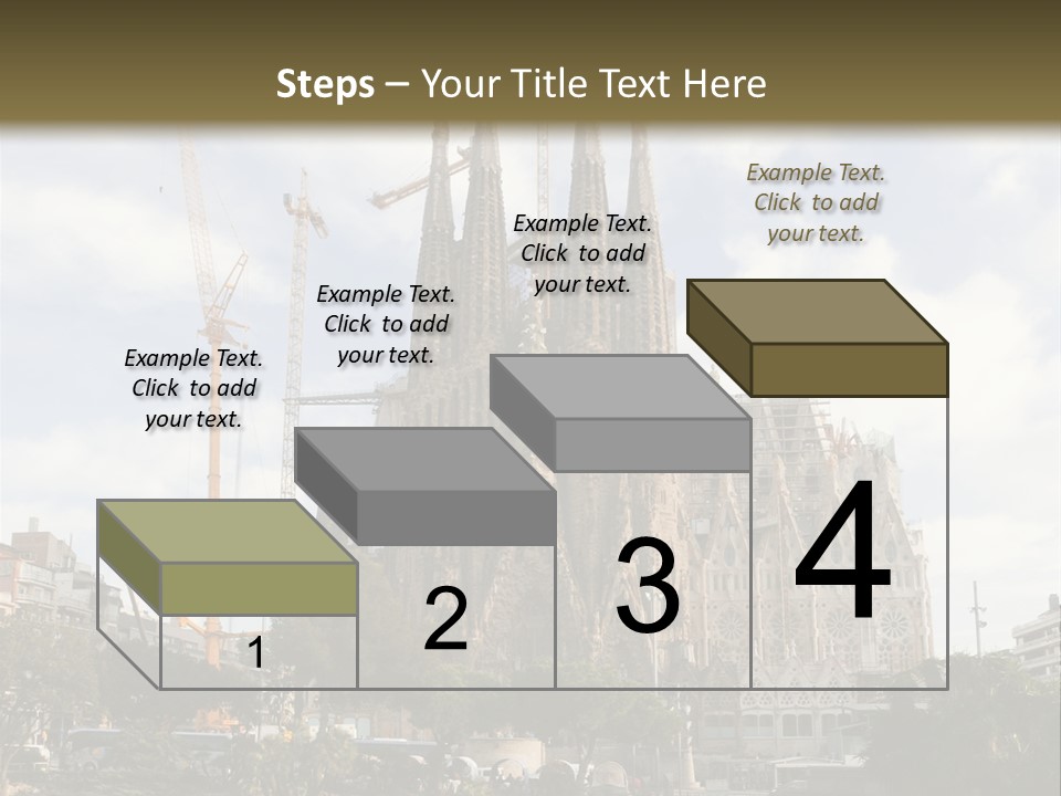 Catholic Expiatory Temple Crane PowerPoint Template