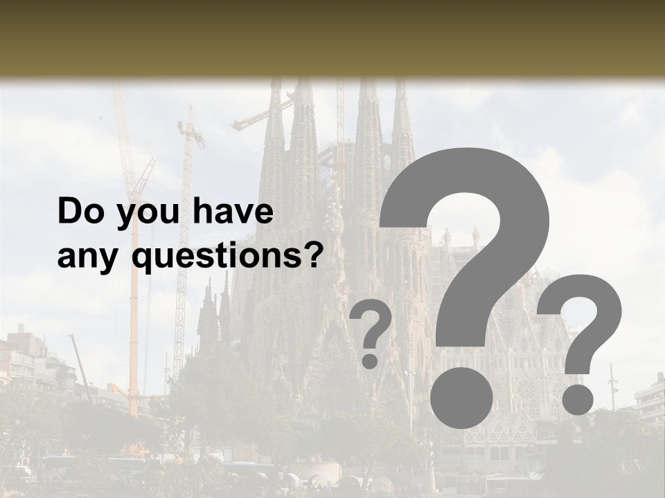 Catholic Expiatory Temple Crane PowerPoint Template