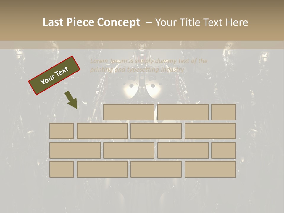 Technology Fiction Man PowerPoint Template