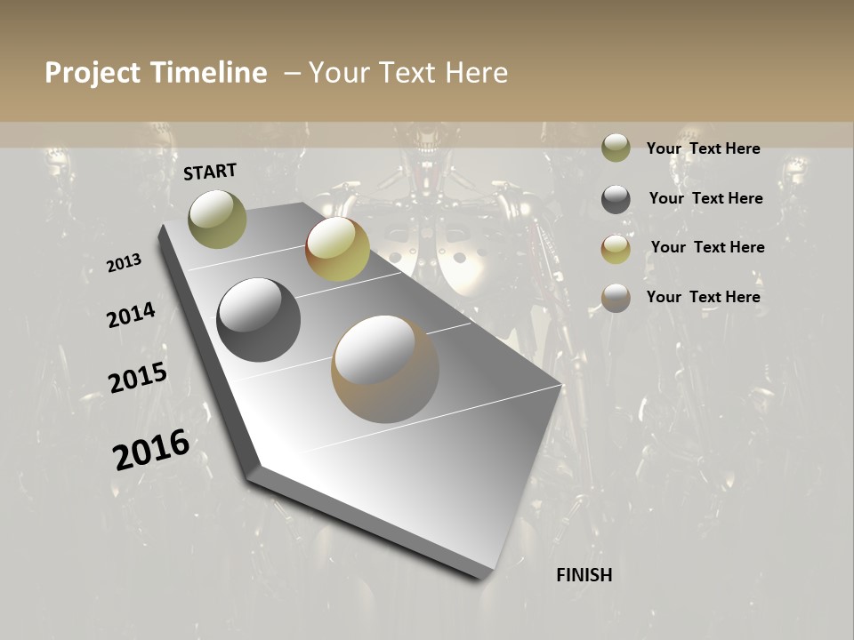 Technology Fiction Man PowerPoint Template