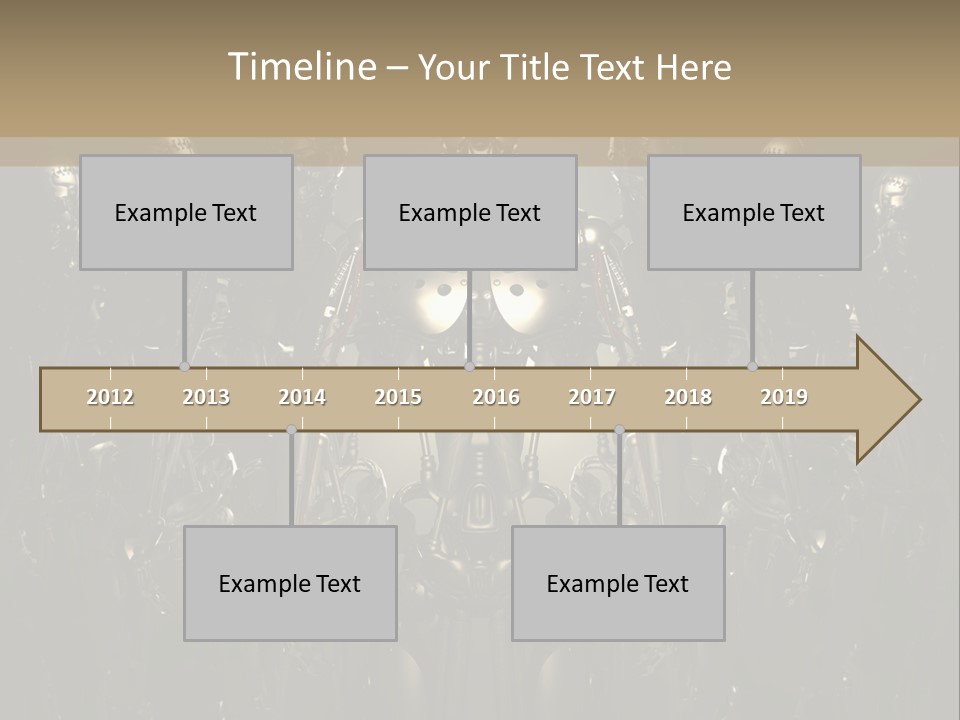 Technology Fiction Man PowerPoint Template