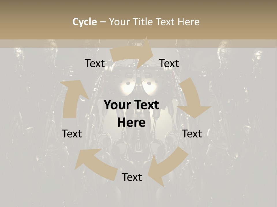 Technology Fiction Man PowerPoint Template