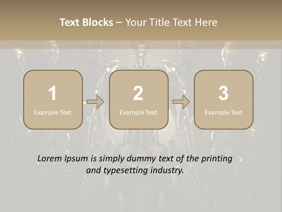 Technology Fiction Man PowerPoint Template