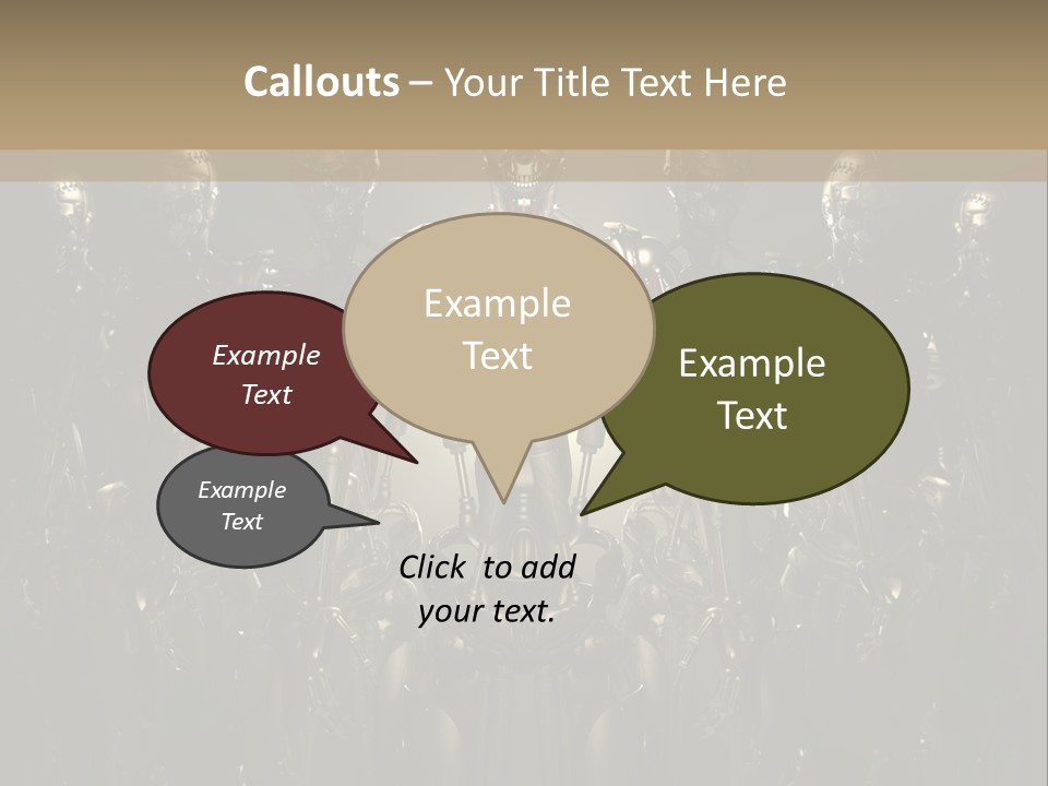 Technology Fiction Man PowerPoint Template