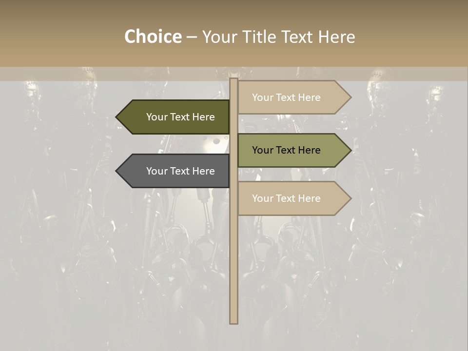 Technology Fiction Man PowerPoint Template
