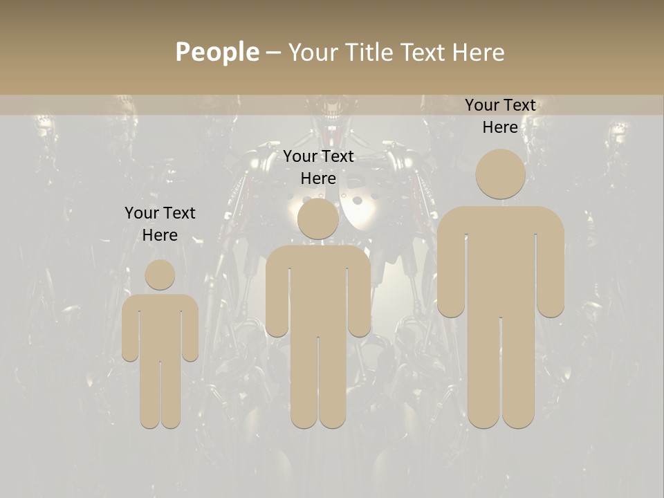 Technology Fiction Man PowerPoint Template