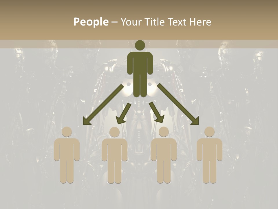 Technology Fiction Man PowerPoint Template