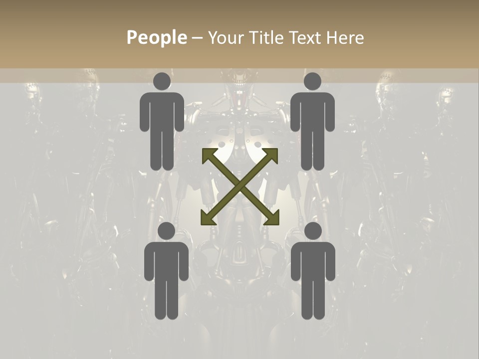 Technology Fiction Man PowerPoint Template