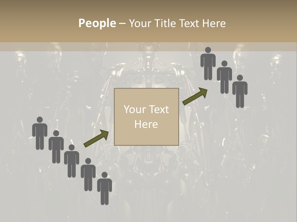Technology Fiction Man PowerPoint Template