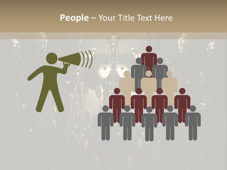 Technology Fiction Man PowerPoint Template