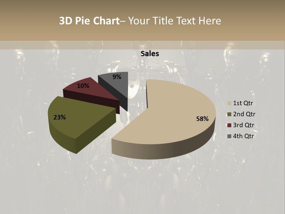 Technology Fiction Man PowerPoint Template