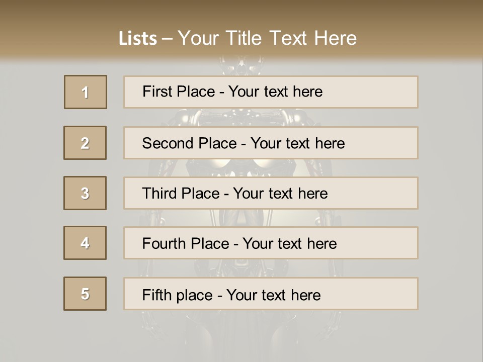 Science Suit Render PowerPoint Template