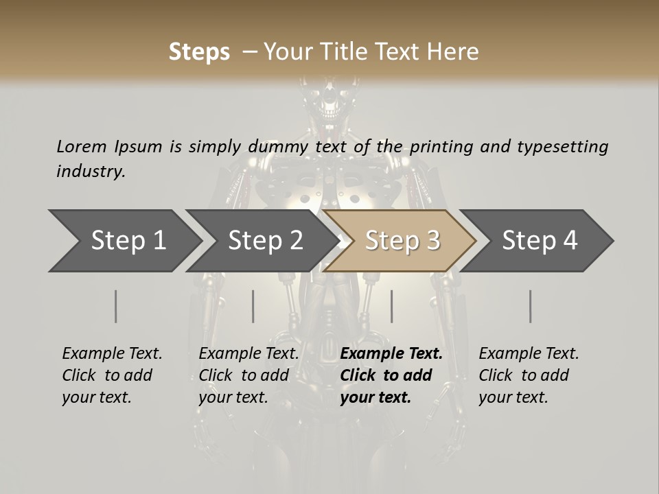 Science Suit Render PowerPoint Template