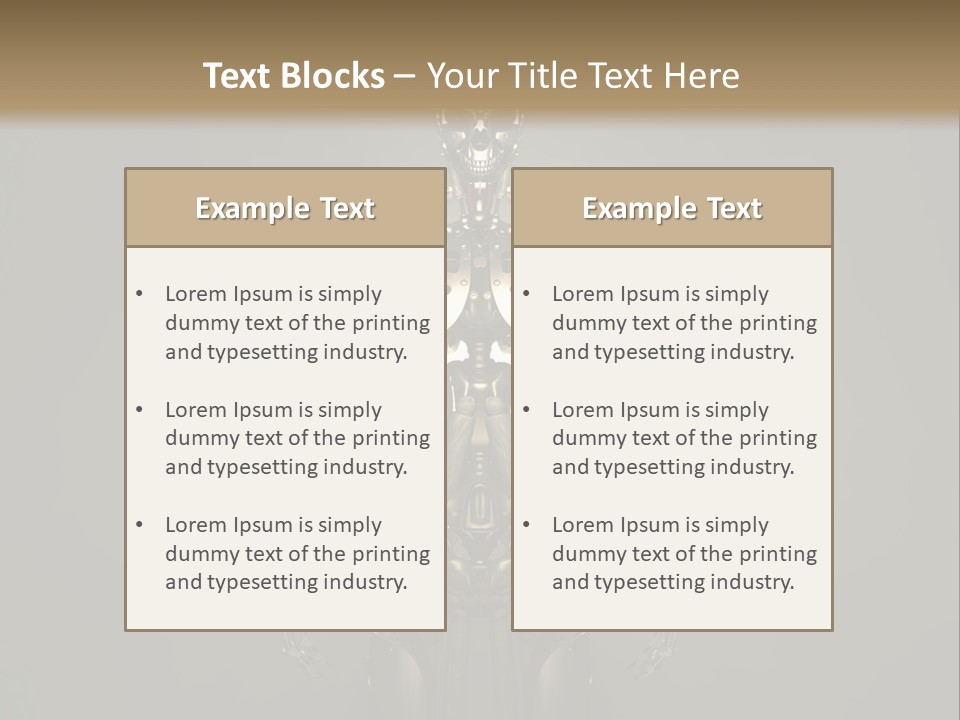Science Suit Render PowerPoint Template