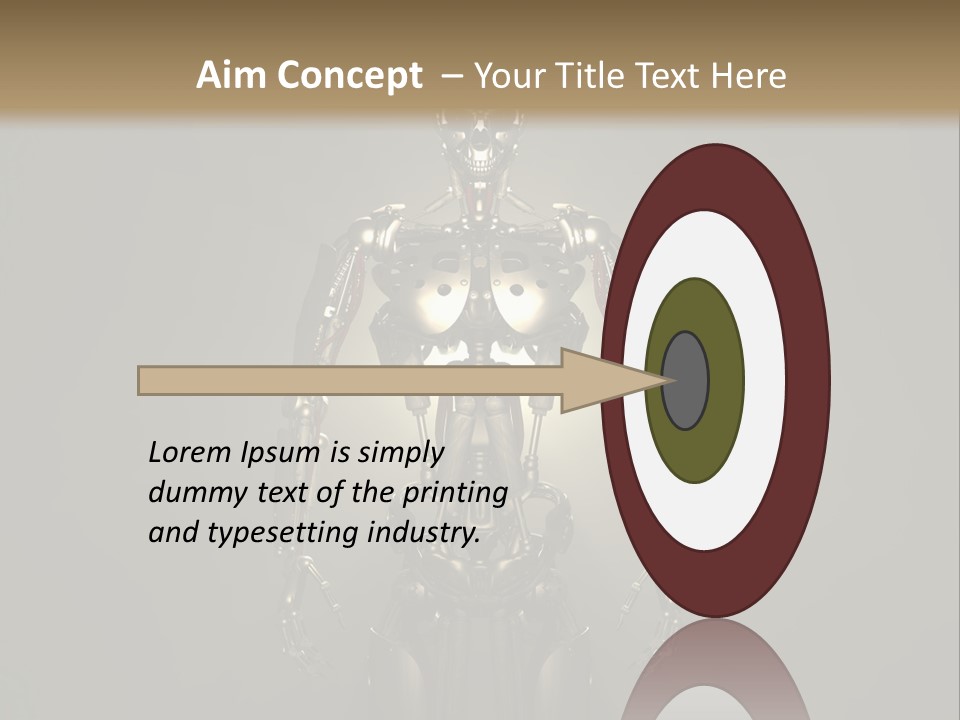 Science Suit Render PowerPoint Template