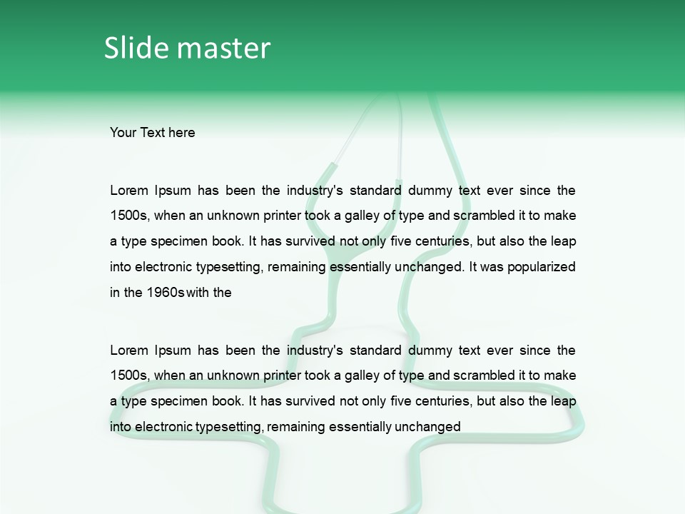 Clinical Tool Closeup PowerPoint Template